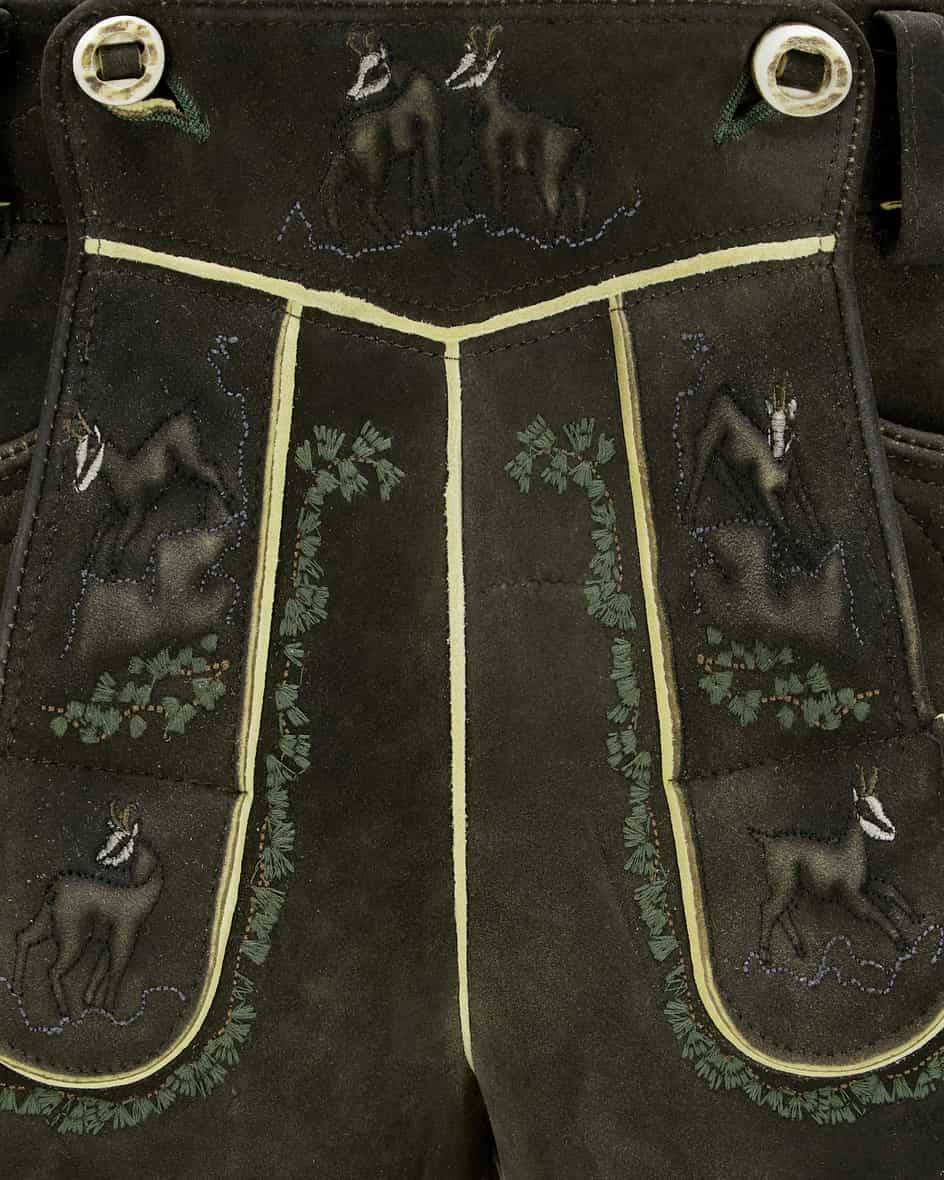 Meindl Gamsbrunft Lederhose Aus Rehleder