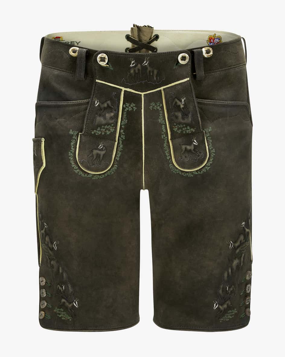 Meindl Gamsbrunft Lederhose aus Rehleder