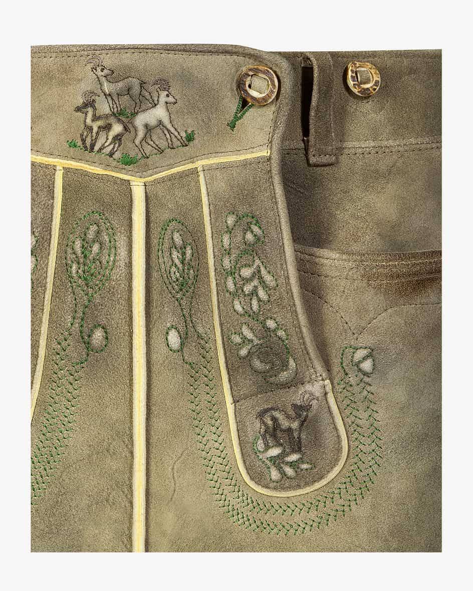 Meindl Gamsleiten Lederhose Aus Ziegenleder