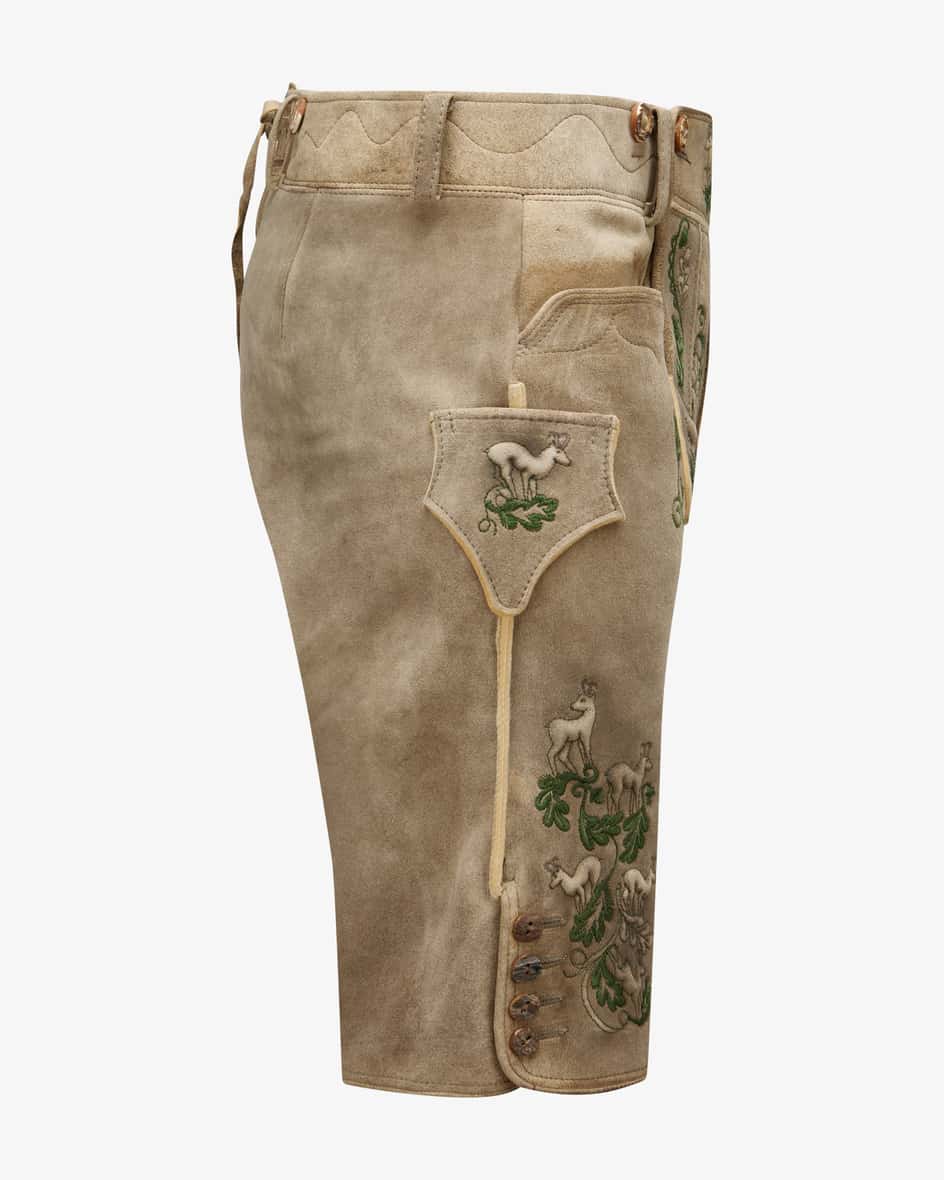 Meindl Gamsrudel Lederhose Aus Hirschleder
