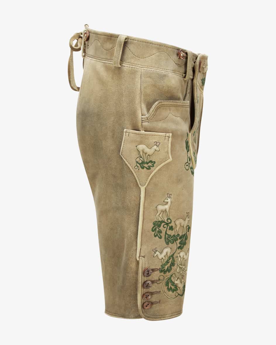 Meindl Gamsrudel Lederhose Aus Hirschleder