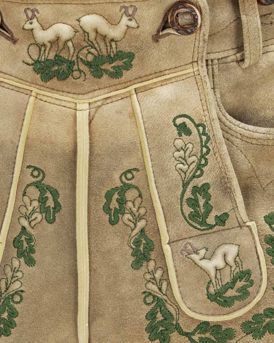 Meindl Gamsrudel Lederhose Aus Hirschleder