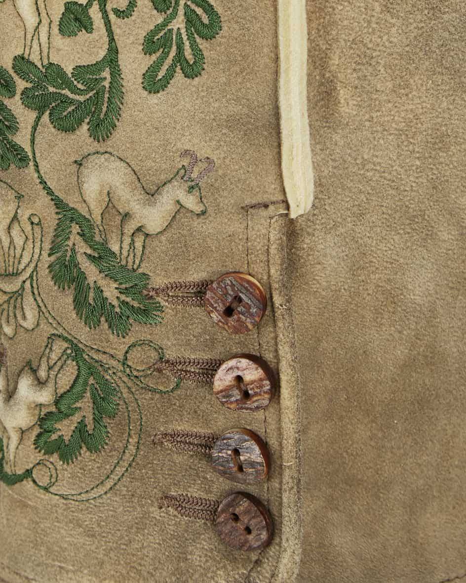 Meindl Gamsrudel Lederhose Aus Hirschleder