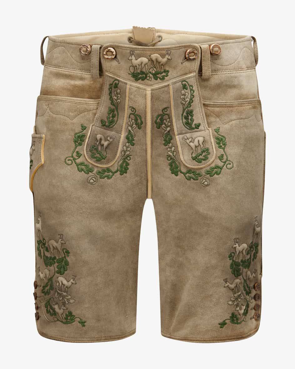 Meindl Gamsrudel Lederhose aus Hirschleder