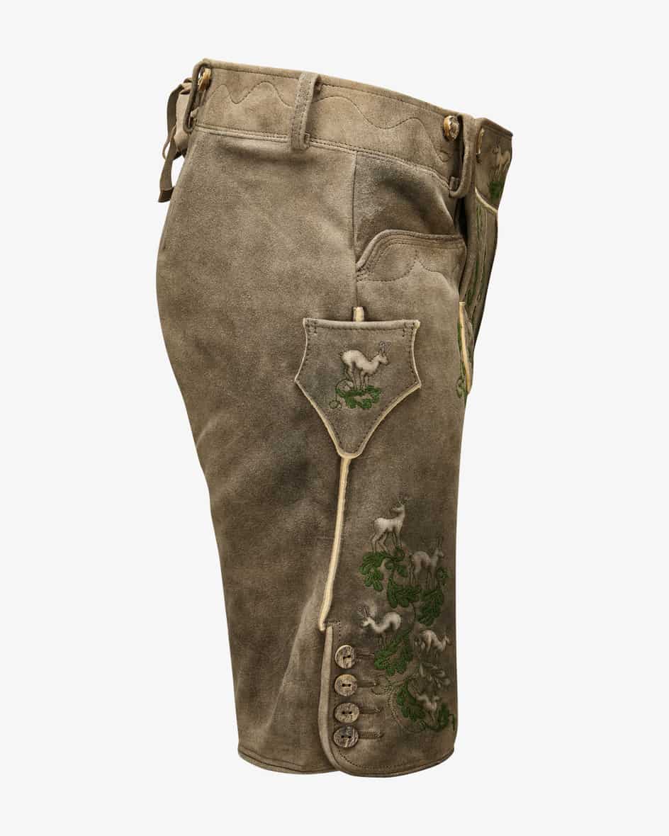 Meindl Gamsrudel Lederhose Aus Ziegenleder