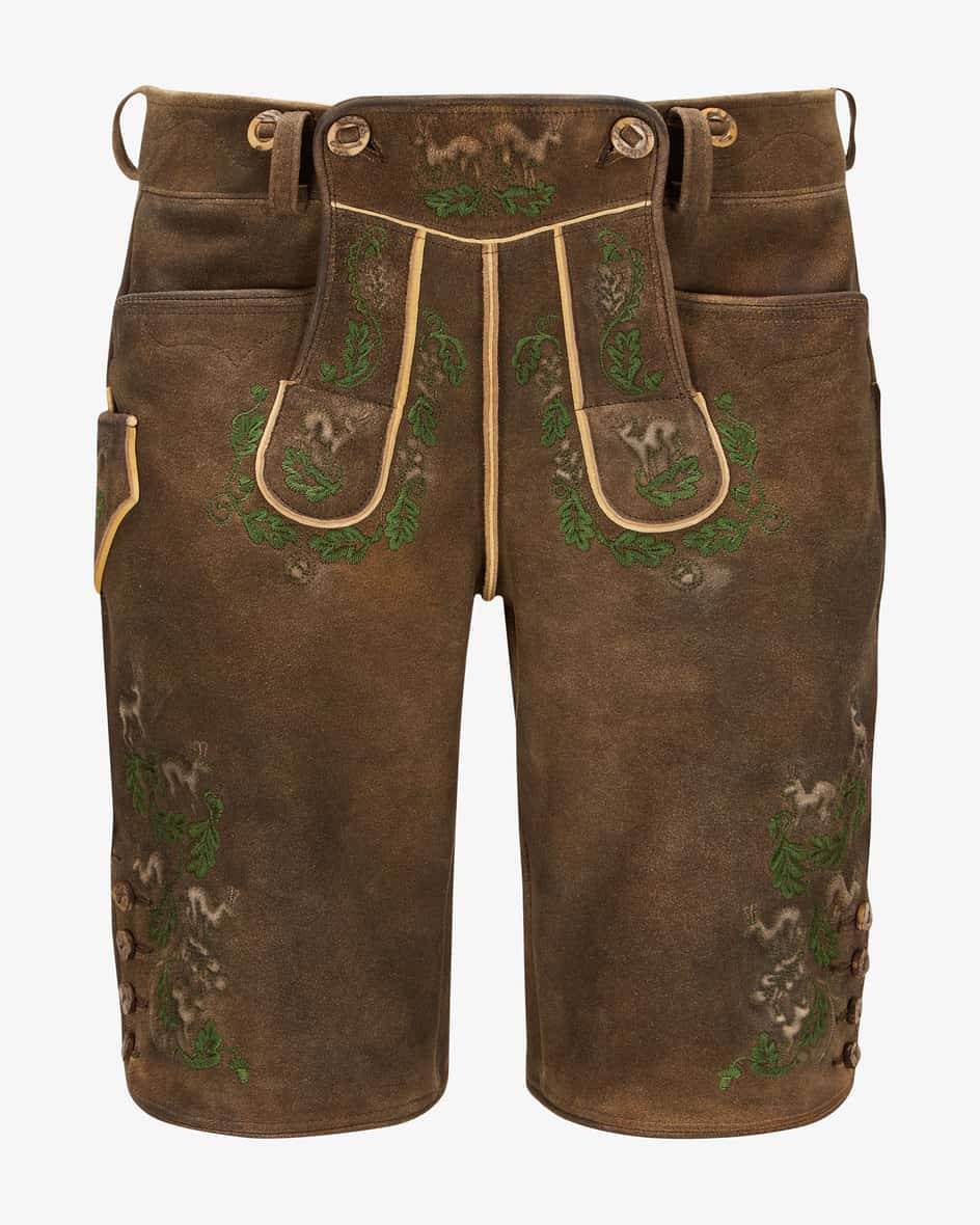 Meindl Gamsrudel Lederhose aus Ziegenleder