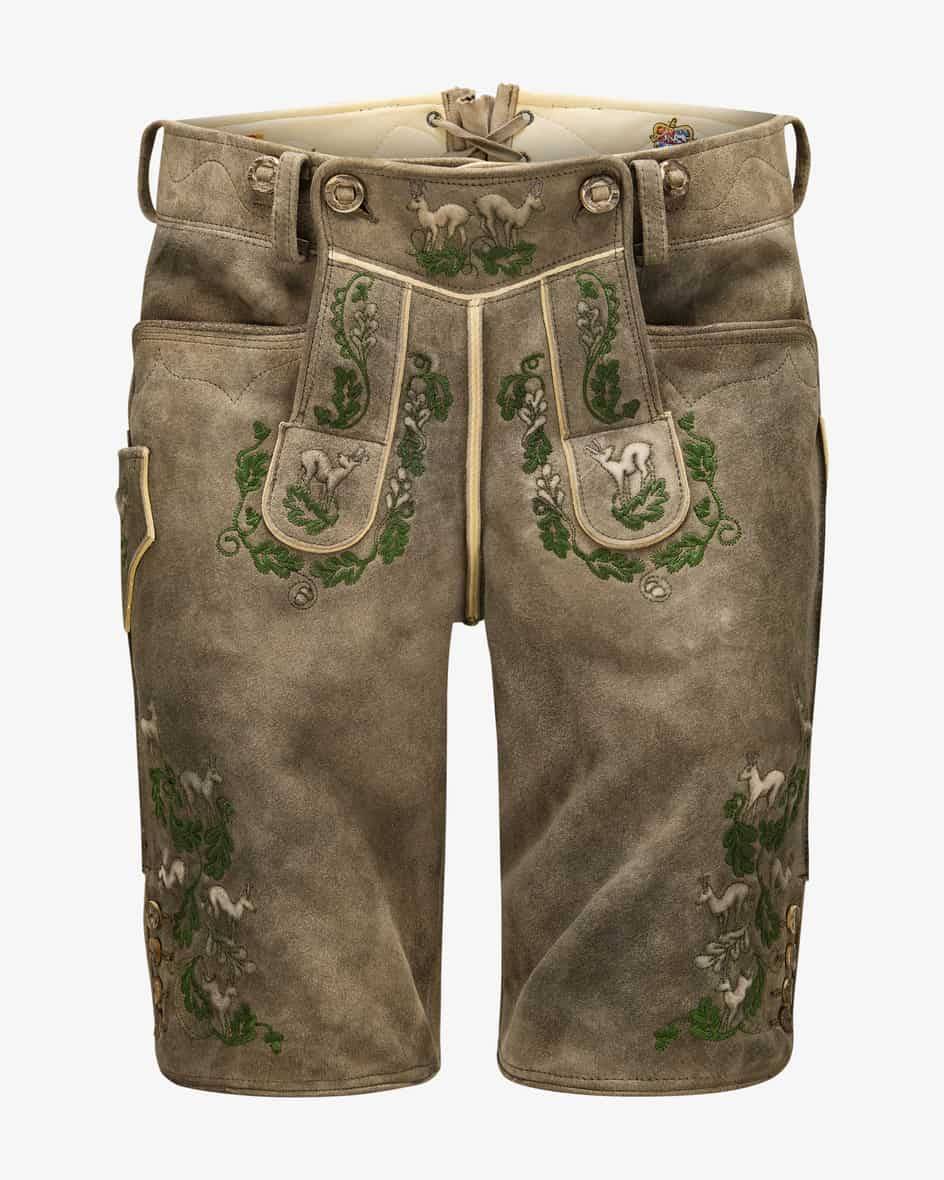 Meindl Gamsrudel Lederhose aus Ziegenleder