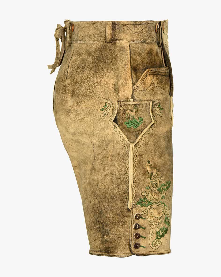 Meindl Gamsspitz Lederhose Aus Hirschleder
