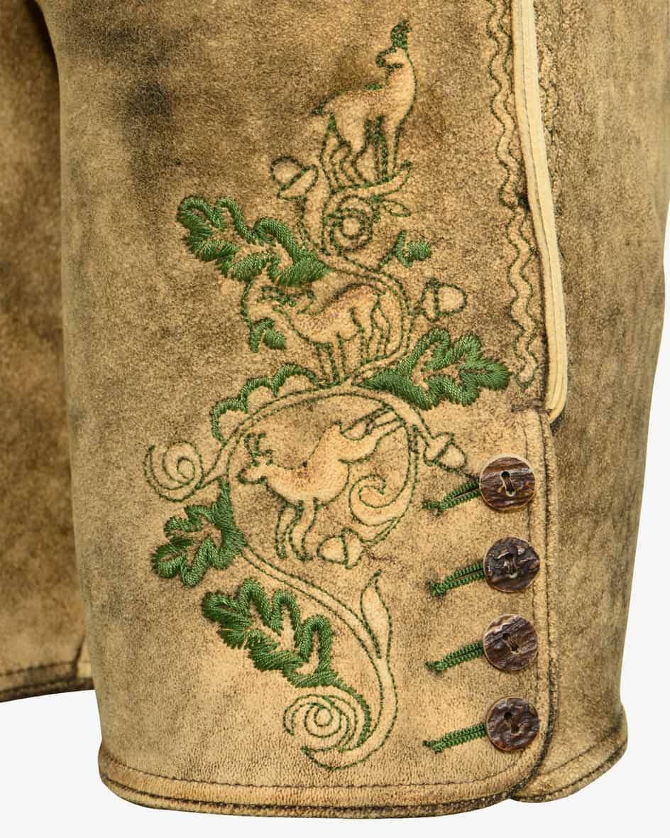 Meindl Gamsspitz Lederhose Aus Hirschleder