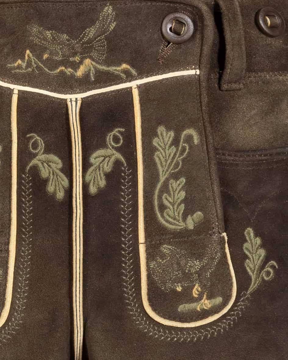 Meindl Grafenstein Lederhose Aus Ziegenleder