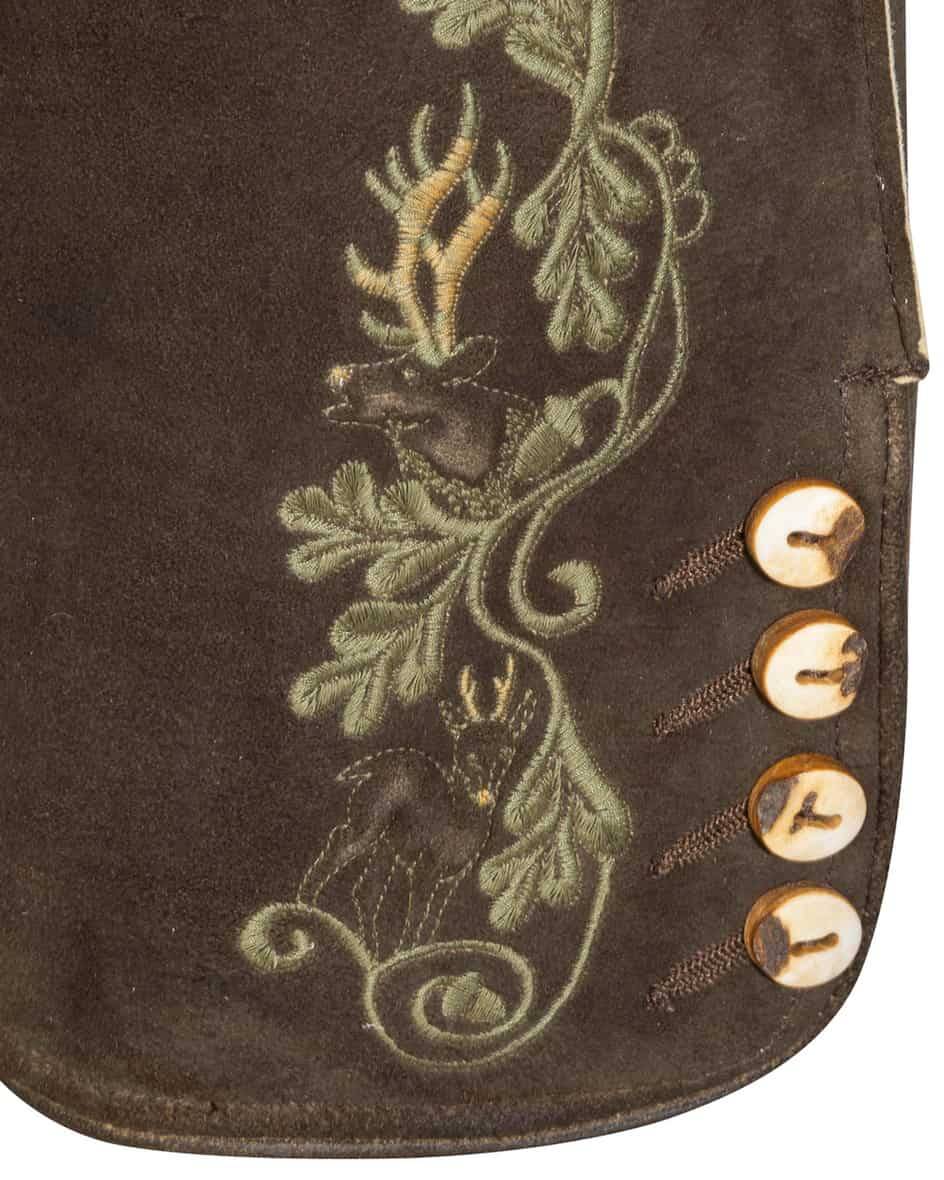 Meindl Grafenstein Lederhose Aus Ziegenleder