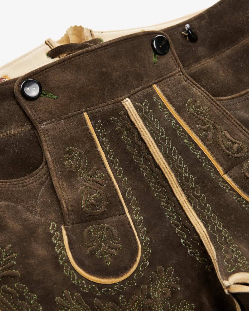 Meindl Grundlsee Lederhose Aus Hirschleder