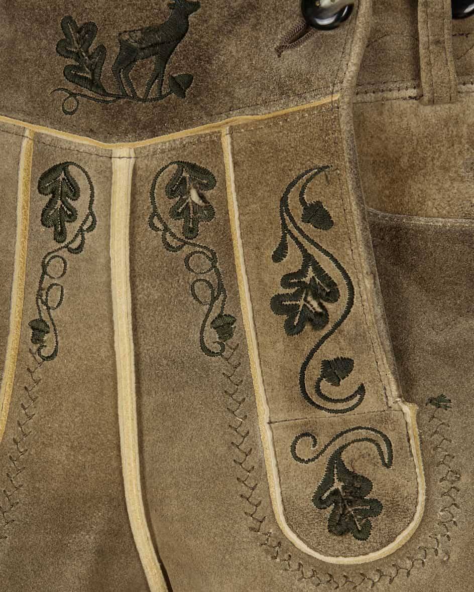Meindl Herzog Max Lederhose Aus Rehleder