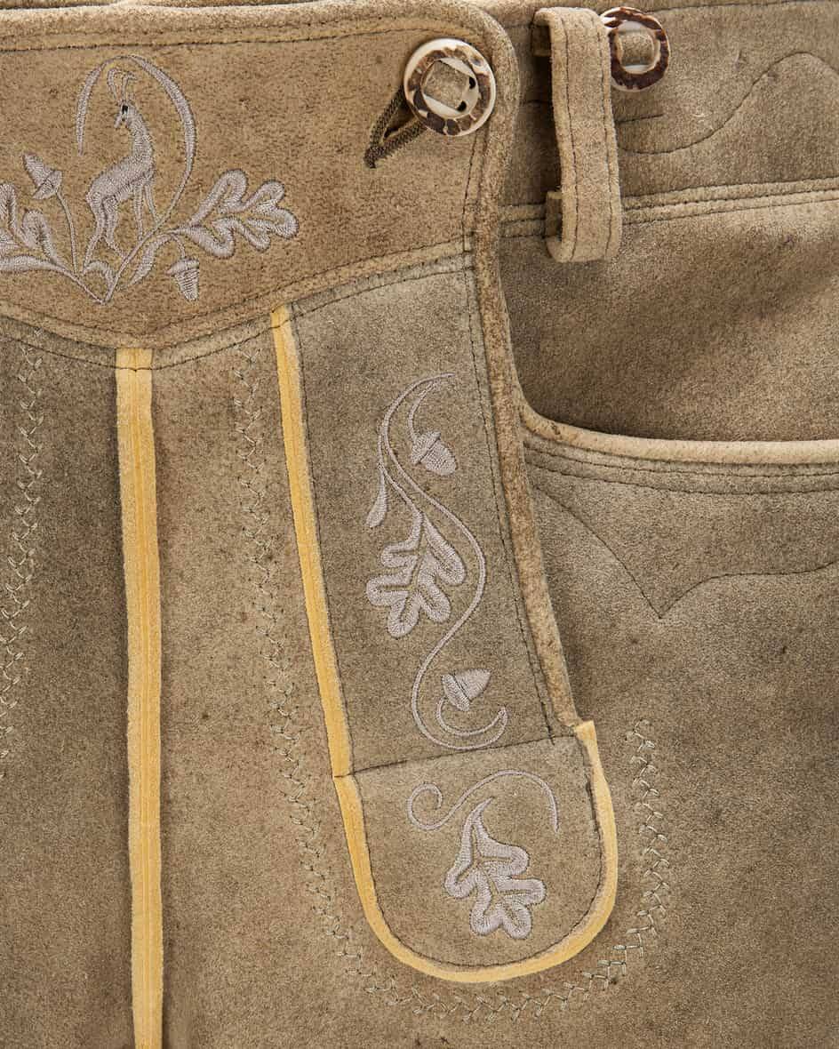 Meindl Ludwig Lederhose Aus Hirschleder