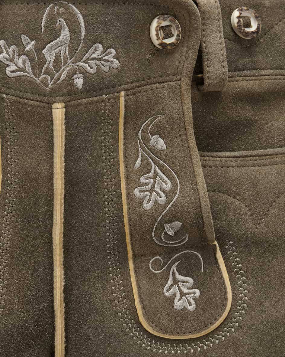 Meindl Ludwig Lederhose Aus Hirschleder