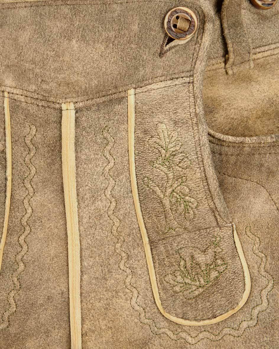 Meindl Monaco Lederhose Aus Hirschleder