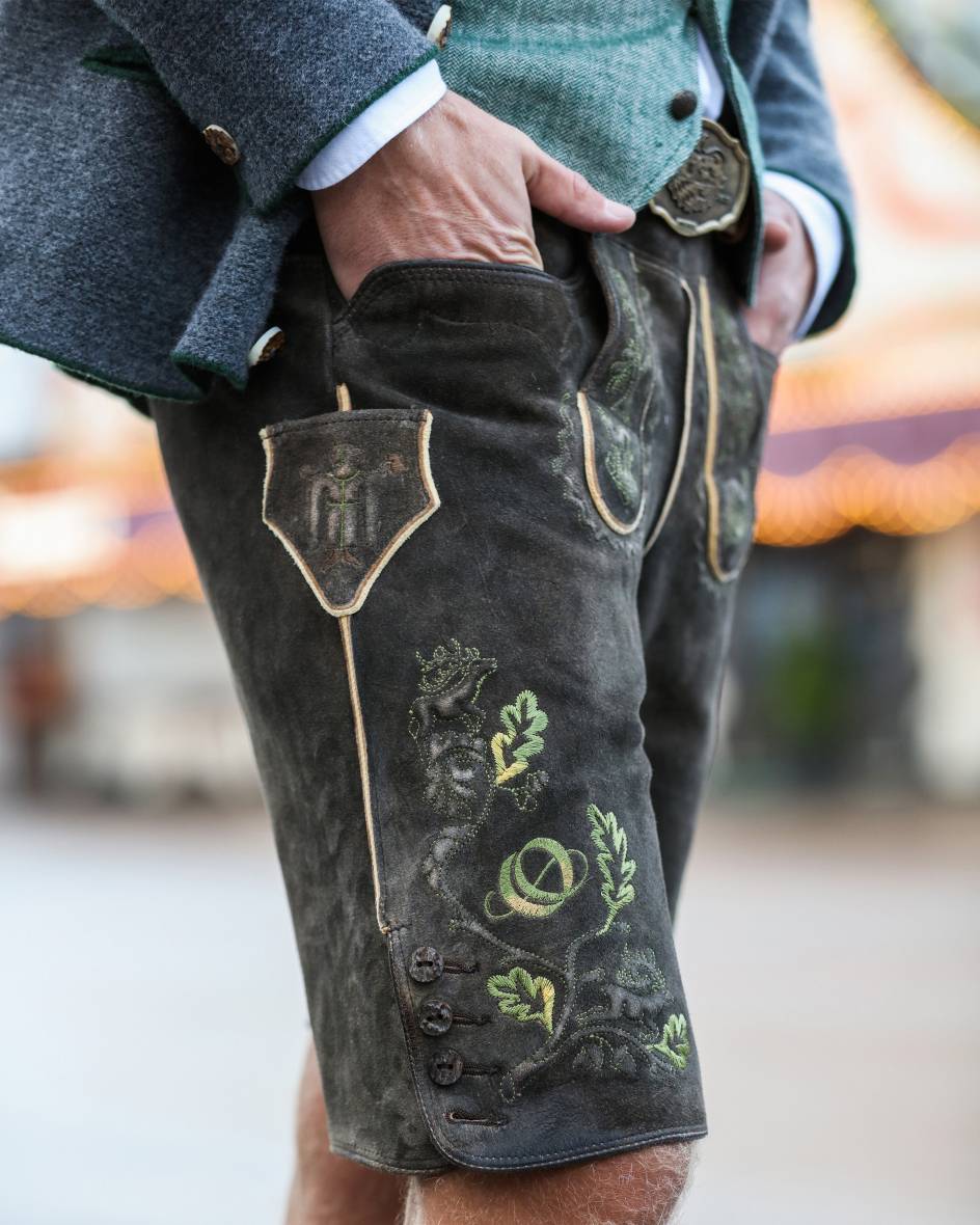 Meindl Monaco Lederhose Aus Ziegenleder