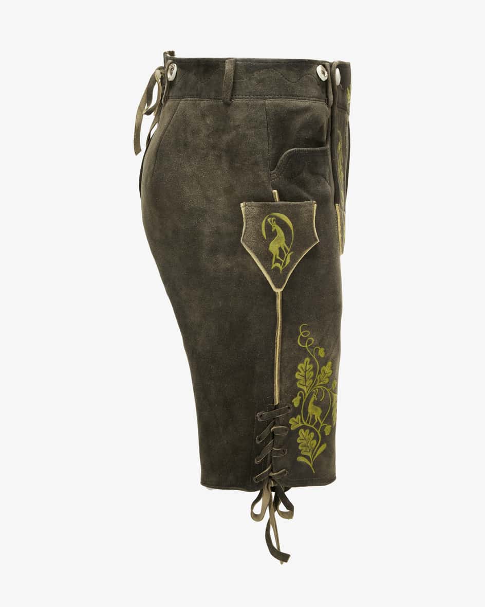 Meindl Nockerberg Lederhose Aus Hirschleder