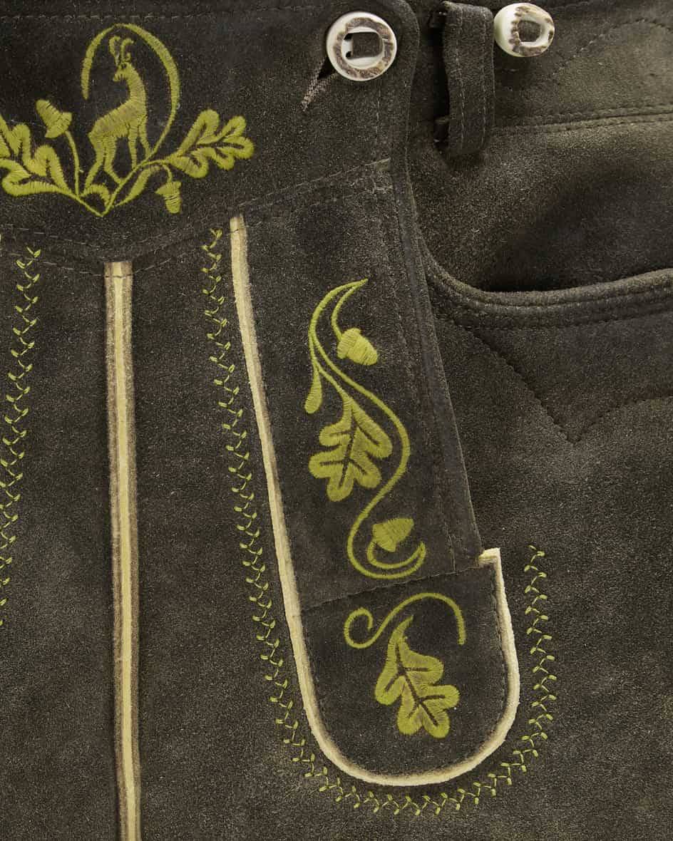 Meindl Nockerberg Lederhose Aus Hirschleder