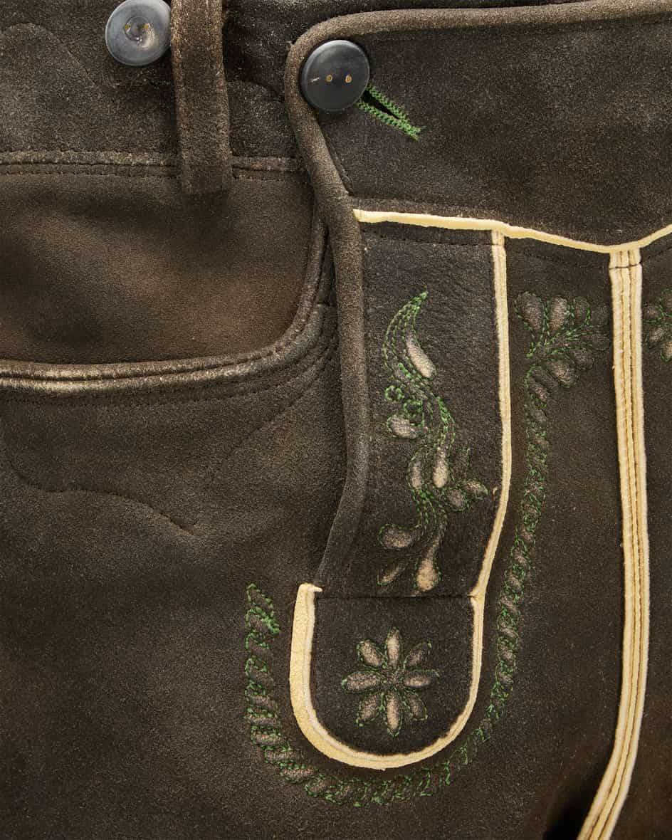 Meindl Salzburg Lederhose Aus Hirschleder