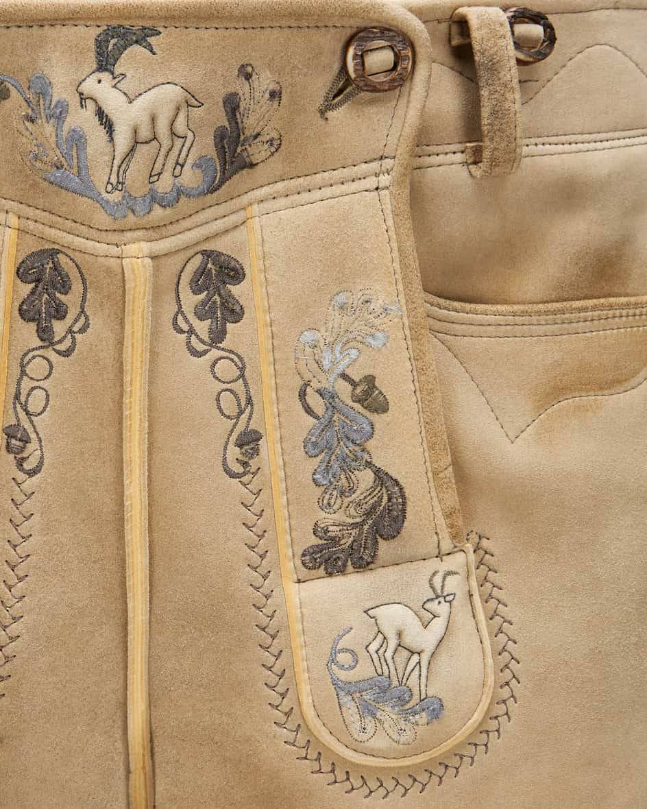 Meindl Steinkogel Lederhose Aus Hirschleder