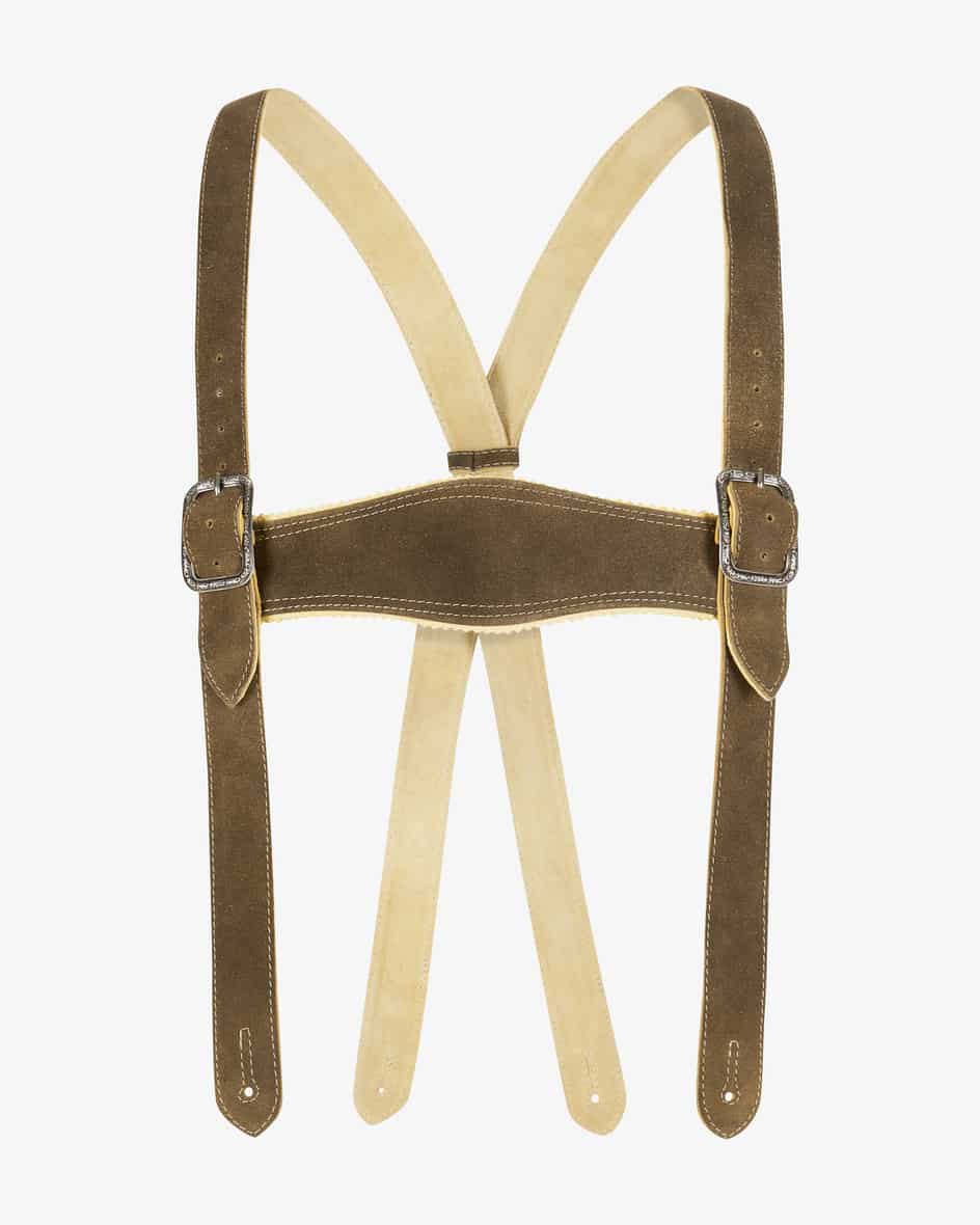 Meindl Trachten-Hosenträger aus Ziegenleder