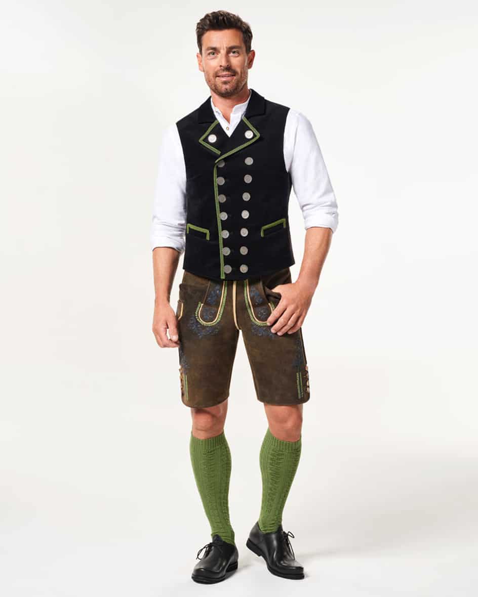 Meindl Weitenfels Lederhose Aus Hirschleder