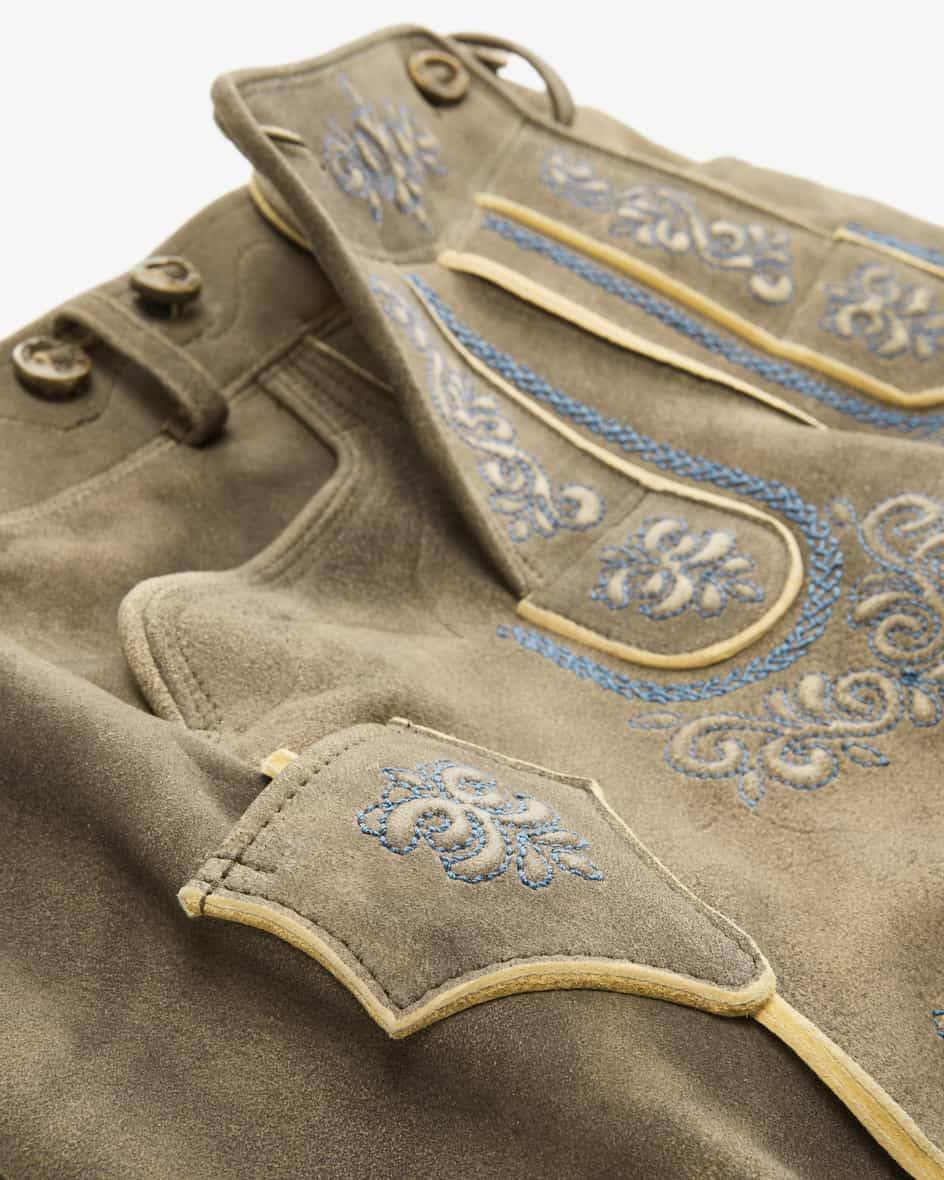 Meindl Weitenfels Lederhose Kurz Aus Ziegenleder