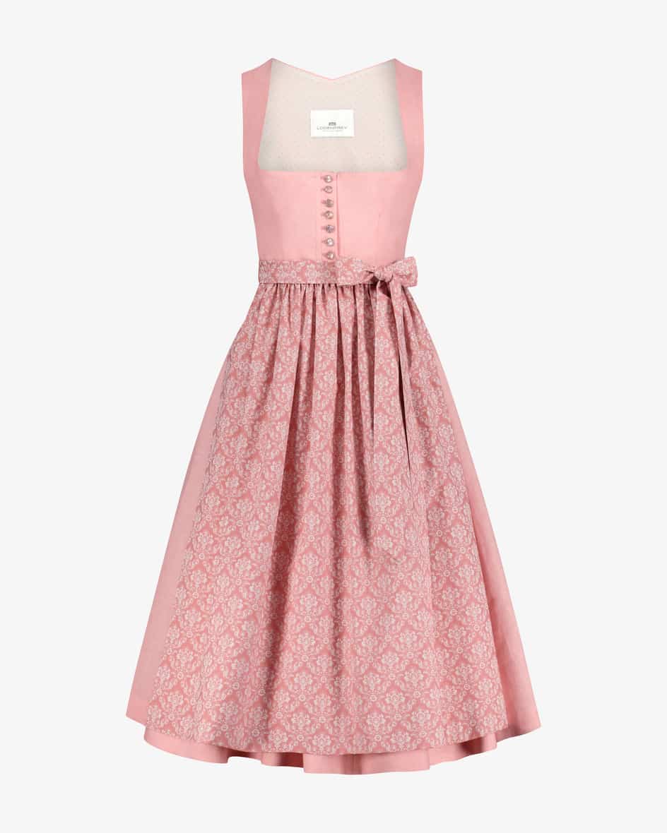 LODENFREY München 1842 Midi-Leinendirndl mit Schürze