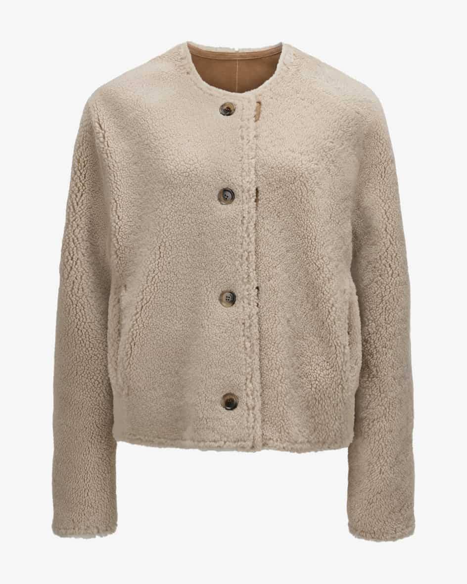 Mine Bilgi Lin Wende-Schafsfelljacke