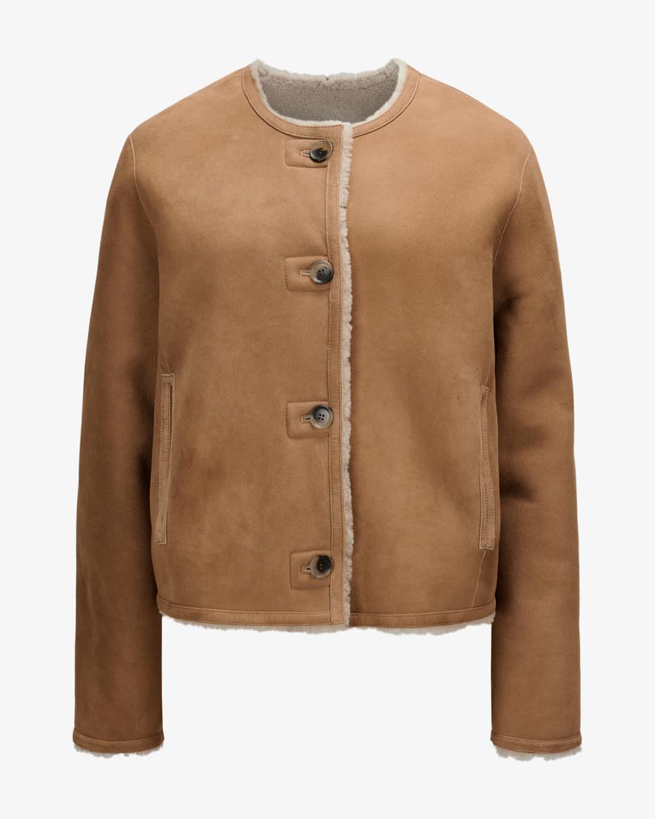 Mine Bilgi Lin Wende-Schafsfelljacke