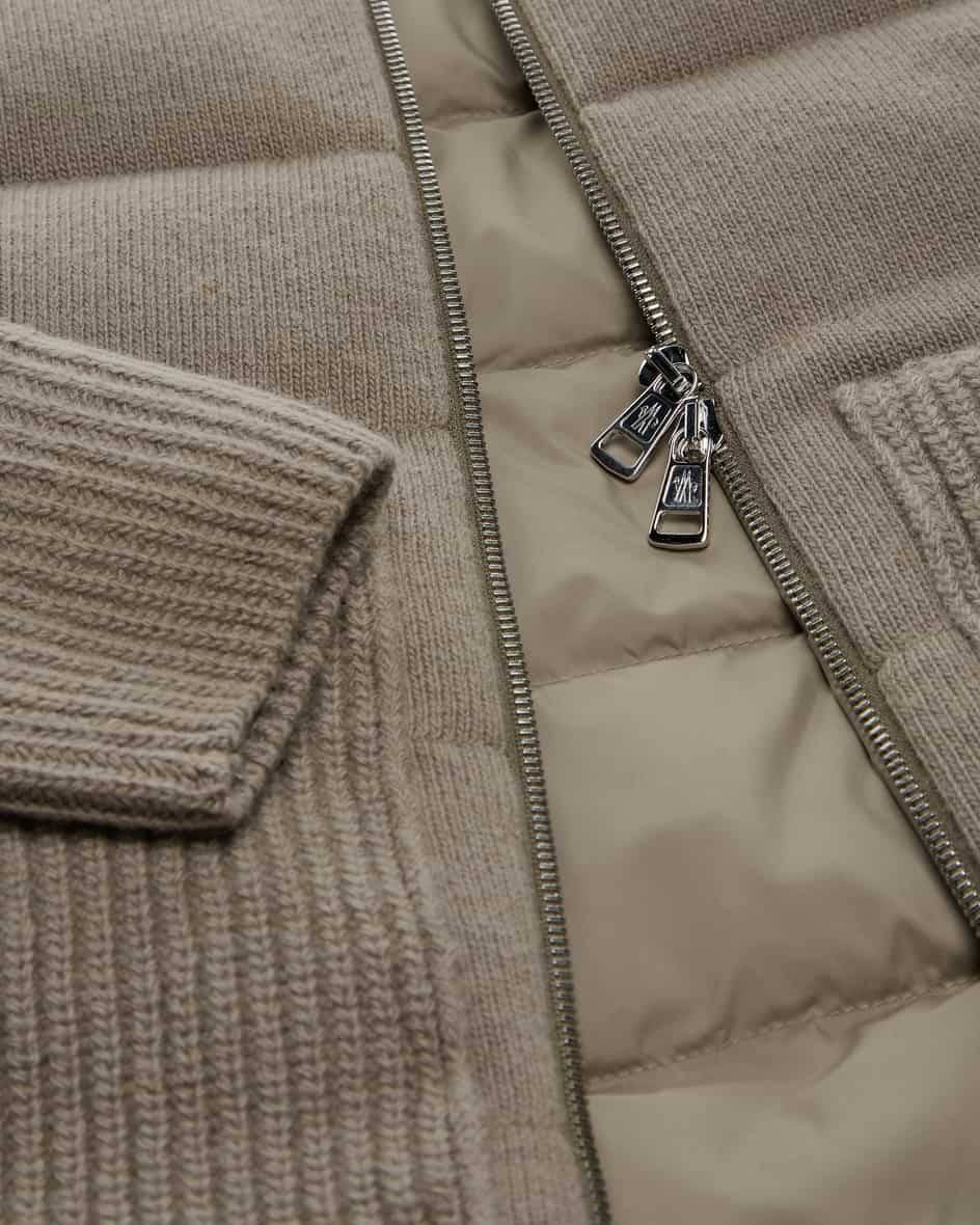 Moncler Daunen-Strickjacke