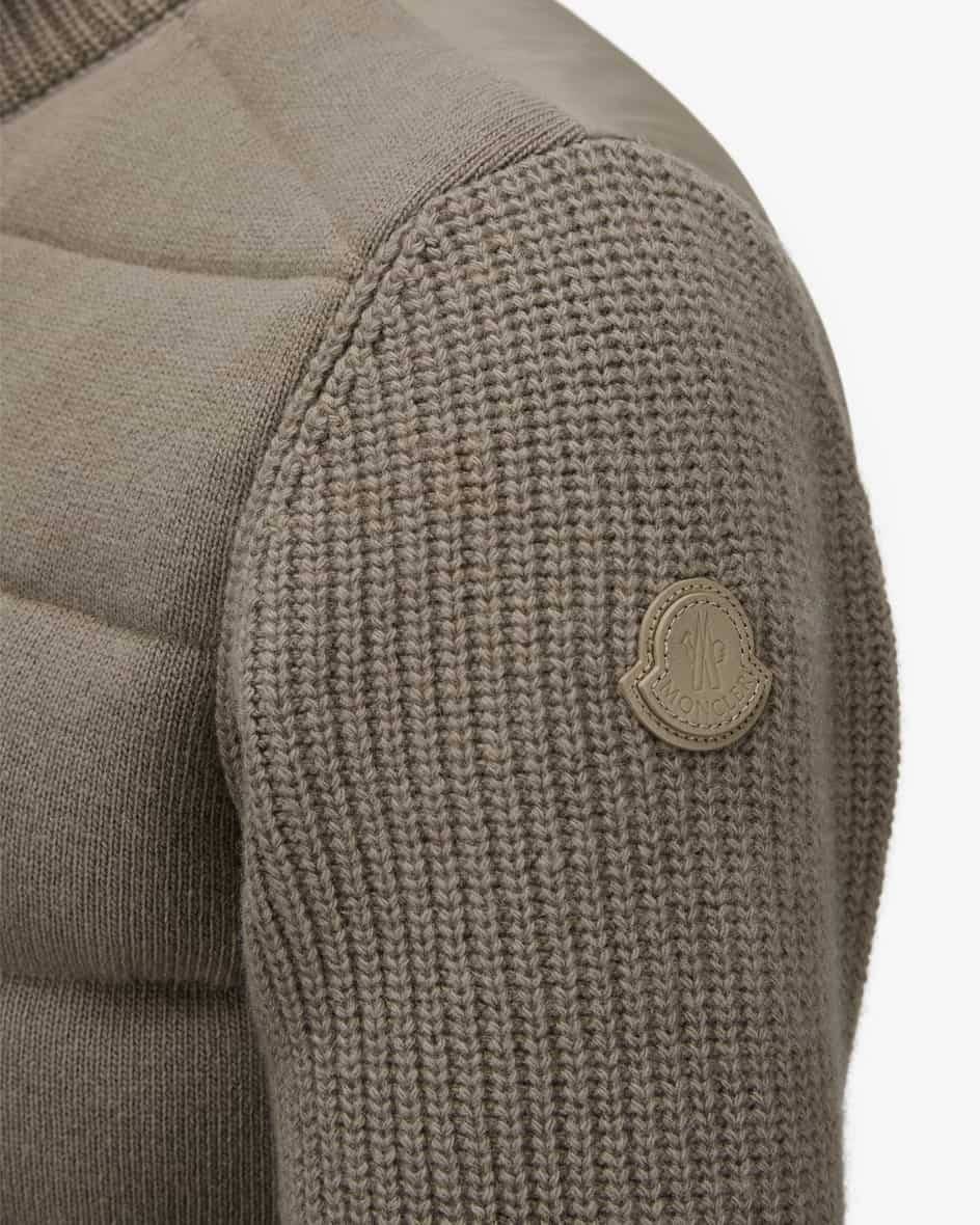 Moncler Daunen-Strickjacke