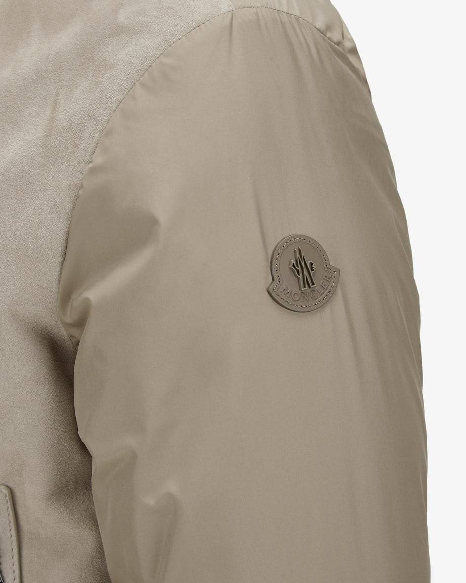 Moncler Lountere Leder-Stepp-Blouson