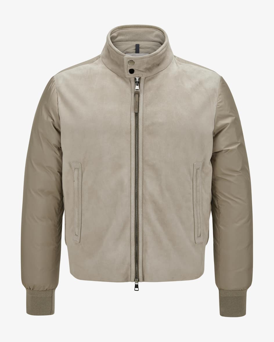 Moncler Lountere Leder-Stepp-Blouson
