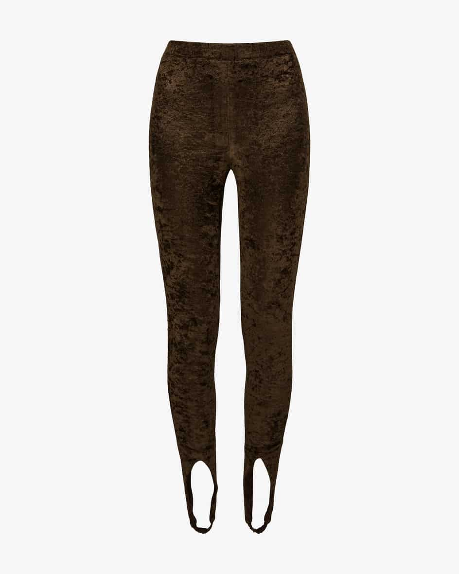 Nanushka Samt-Leggings