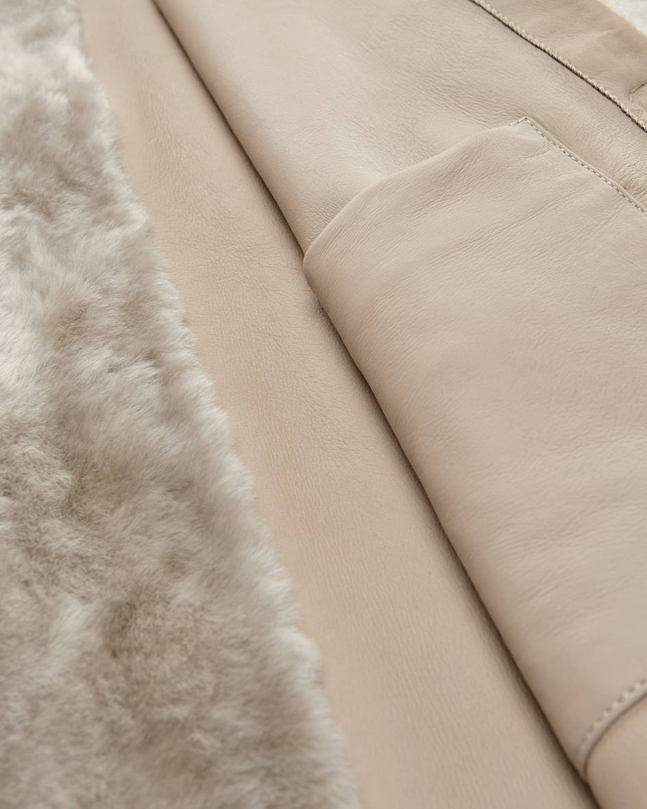 Nove Gaia Wende-Pelzjacke