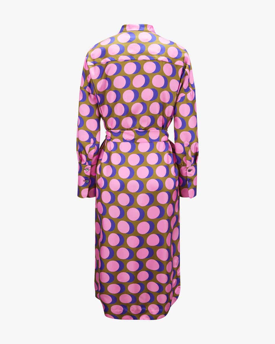 Odeeh Seiden-Hemdblusenkleid