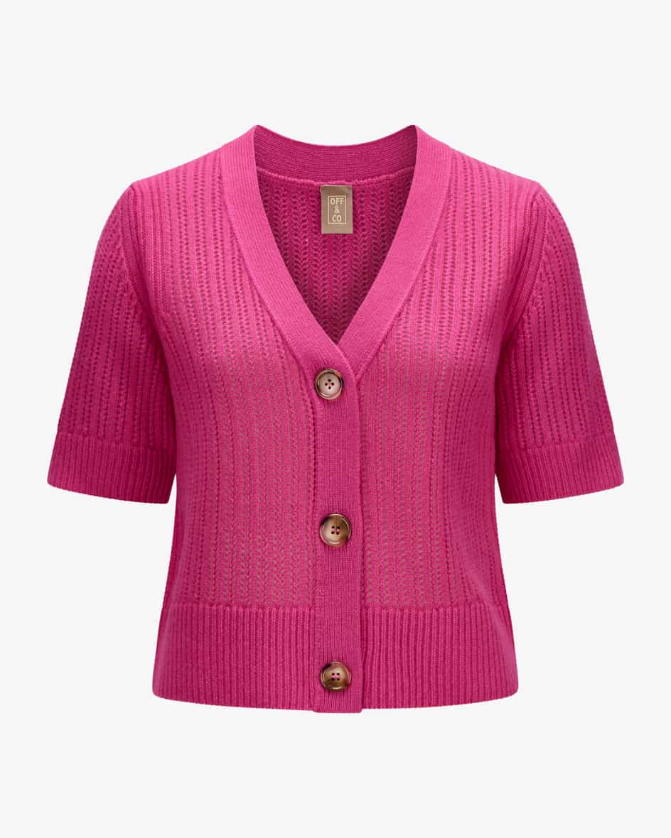 Off & Co Cashmere-Strickjacke