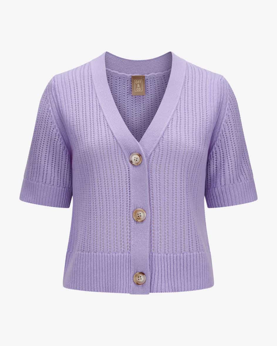 Off & Co Cashmere-Strickjacke