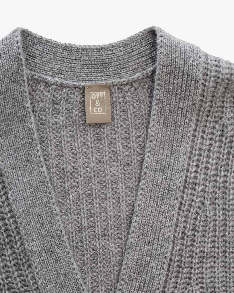 Off & Co Cashmere-Strickjacke