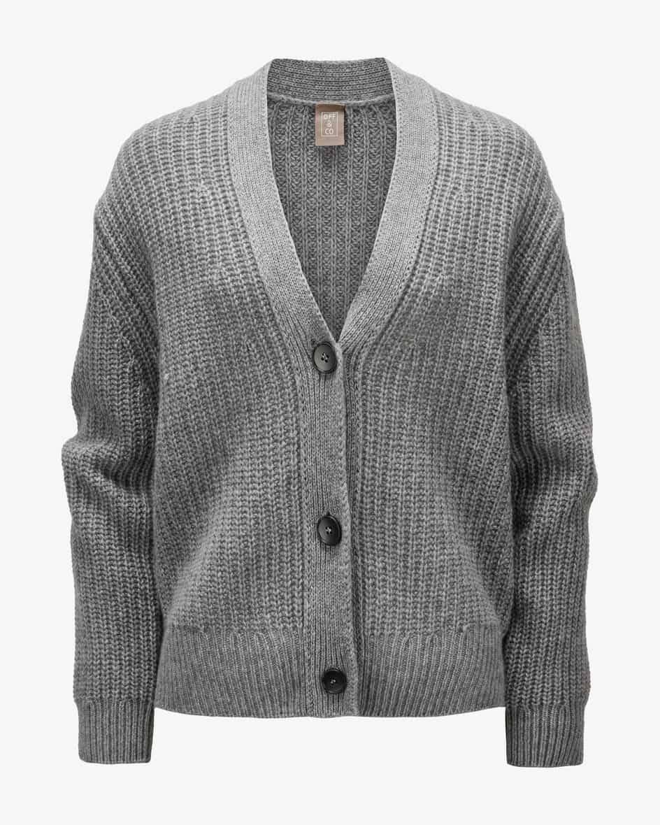 Off & Co Cashmere-Strickjacke