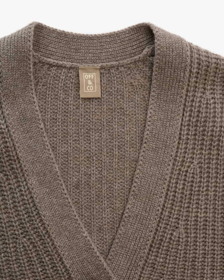Off & Co Cashmere-Strickjacke