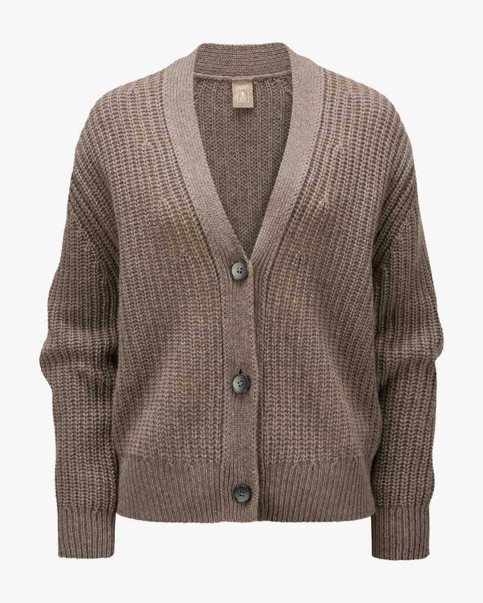 Off & Co Cashmere-Strickjacke