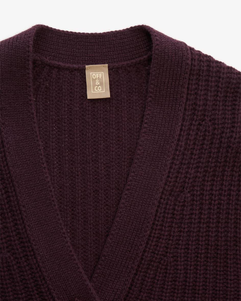 Off & Co Cashmere-Strickjacke