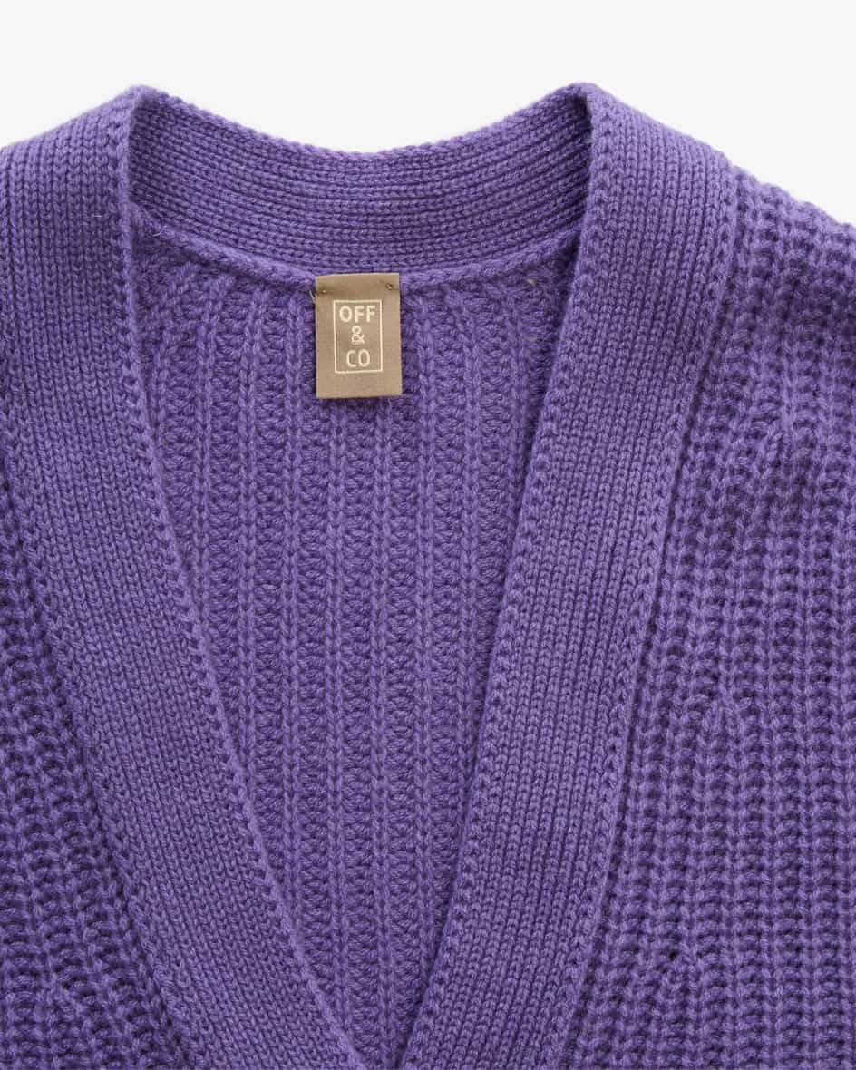 Off & Co Cashmere-Strickjacke