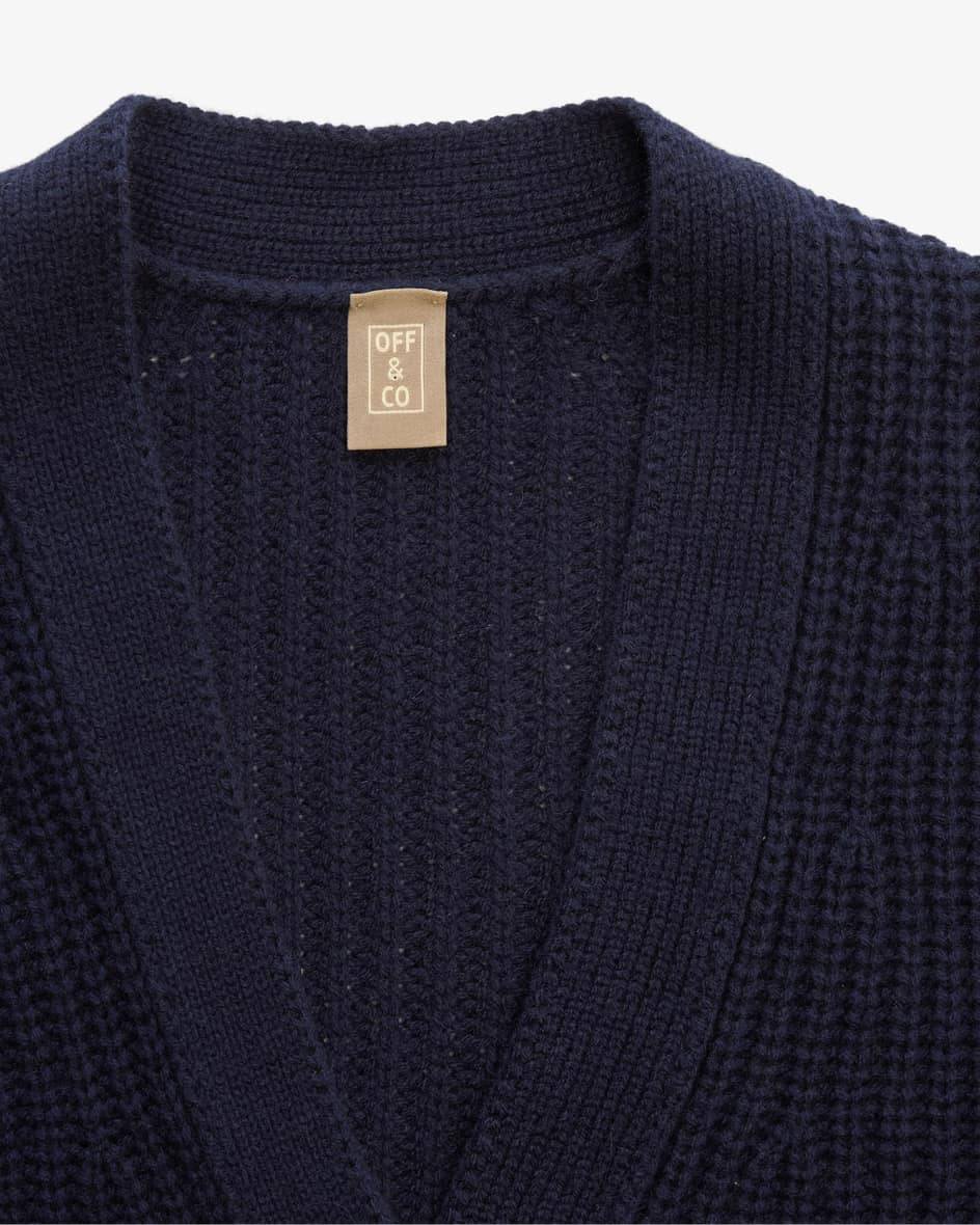 Off & Co Cashmere-Strickjacke