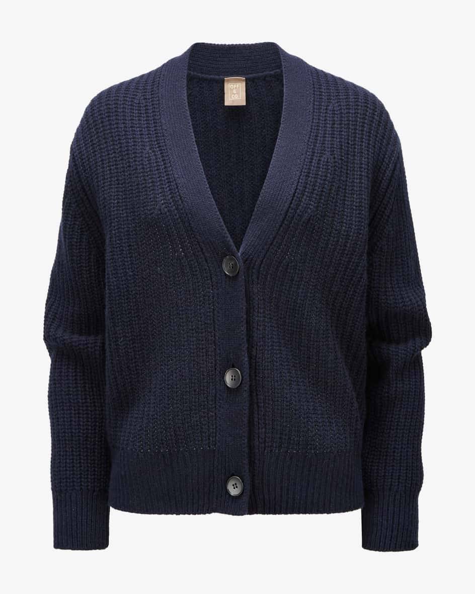 Off & Co Cashmere-Strickjacke
