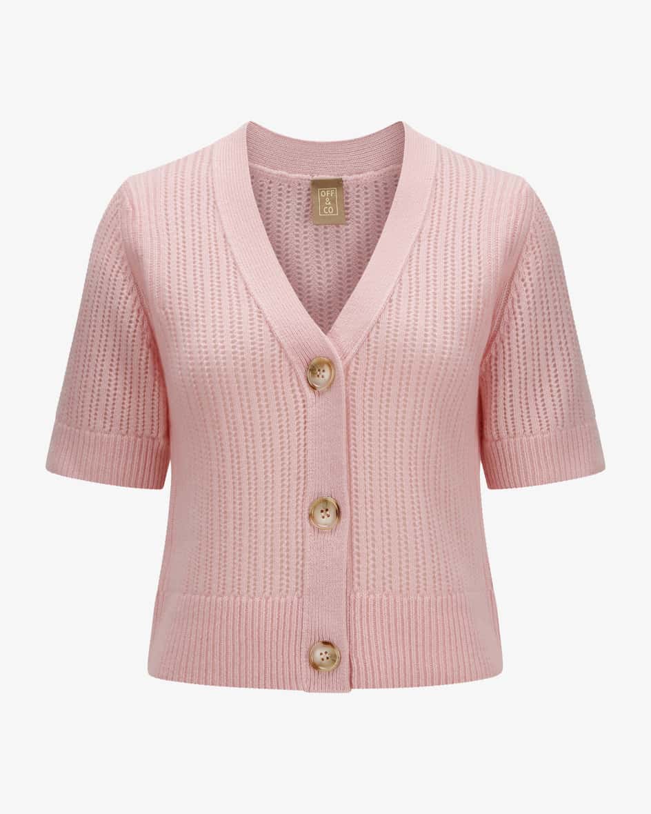 Off & Co Cashmere-Strickjacke