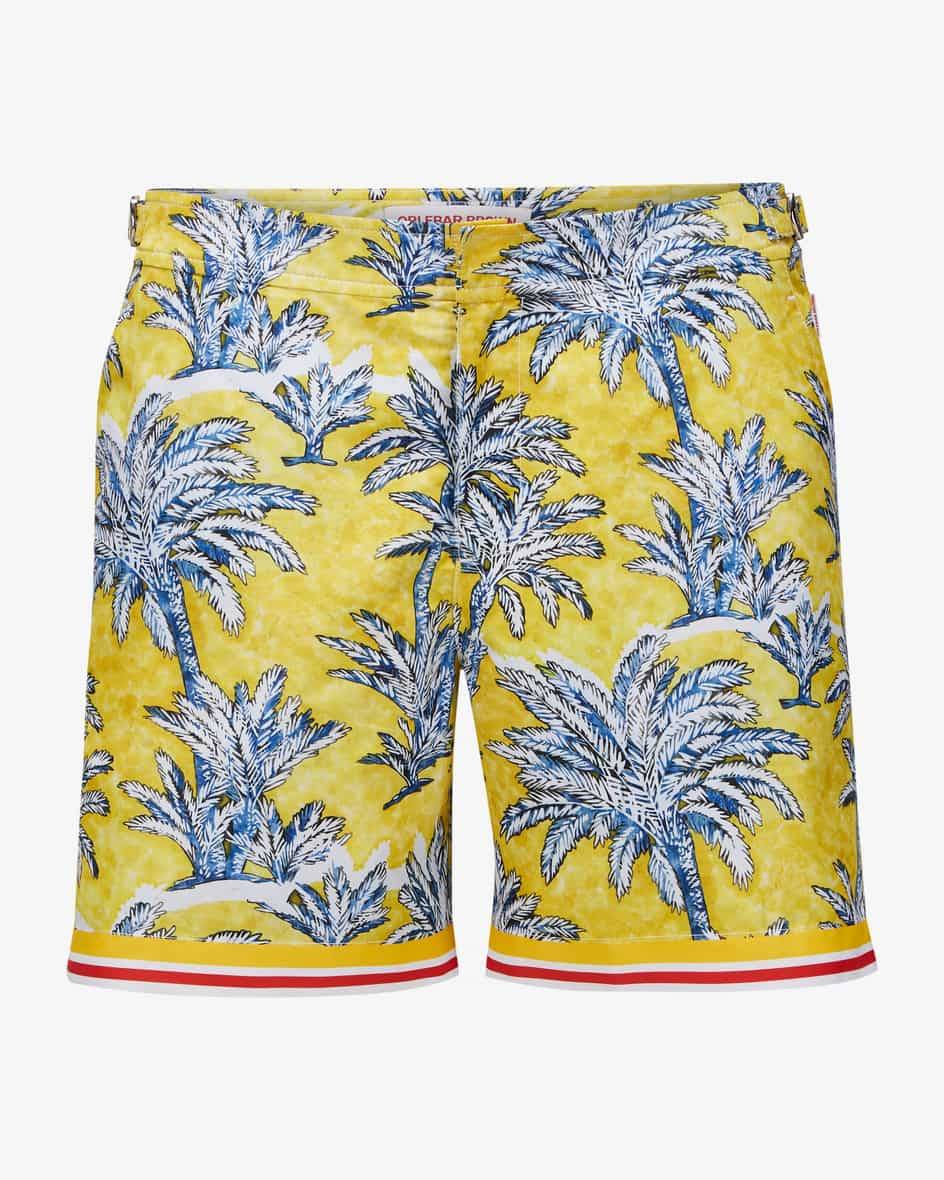 Orlebar Brown Bulldog Palm Border Badeshorts